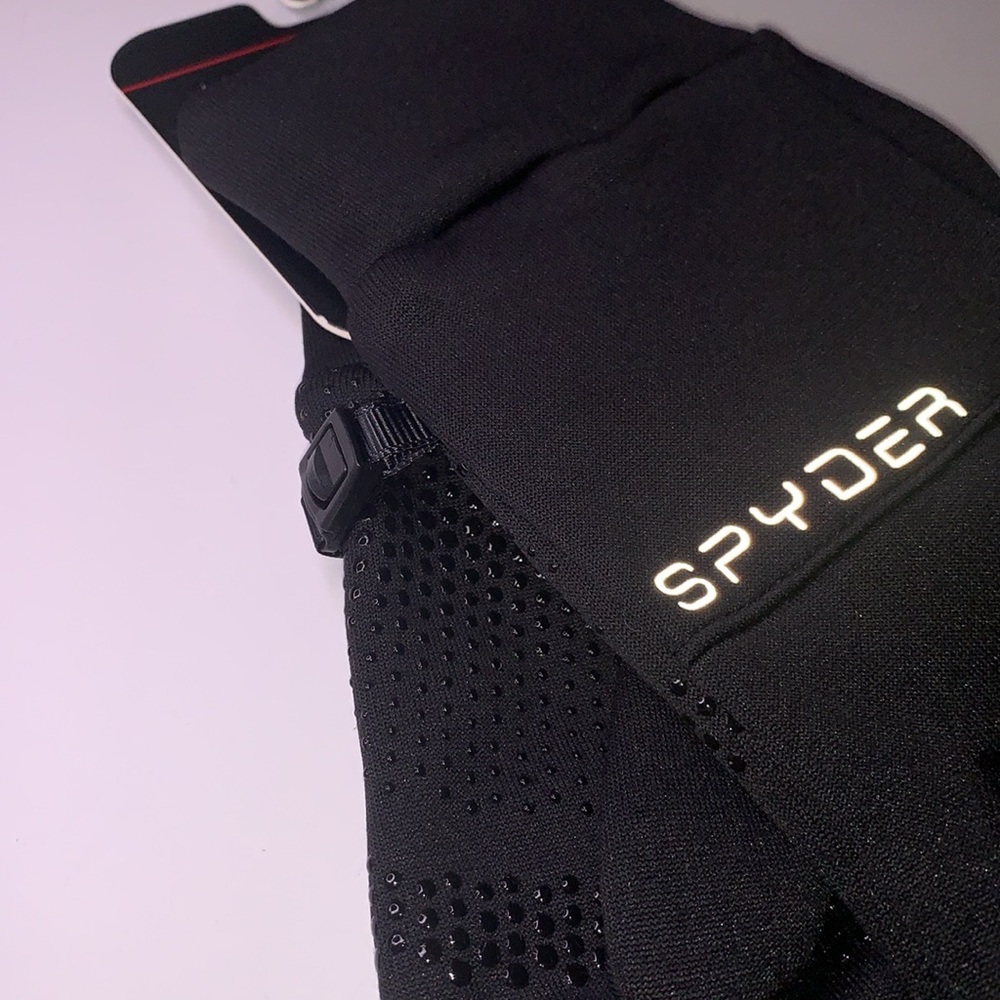 Spyder Black Gloves - Picture 3 of 6